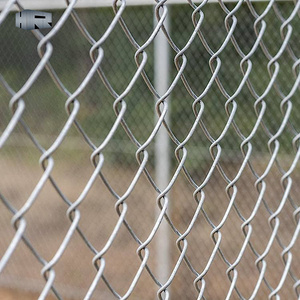 Competitive-priced Diamond Wire Mesh Fence Galvanized Or PVC-coated Steel Metal Chain Link Fence