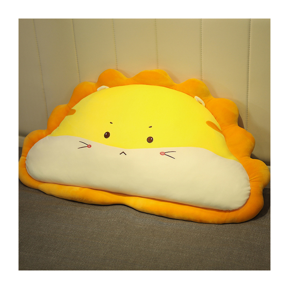 hot sale customized design cute forest animal cat lion hamster pig dinosaur plush toy long sleeping pillow