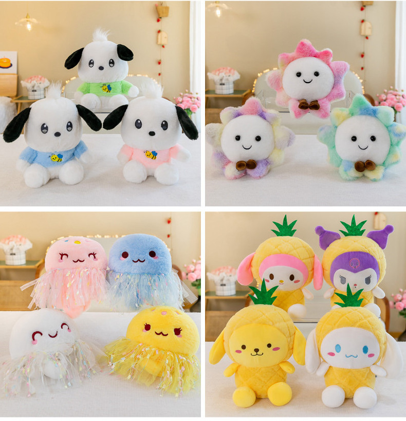 plush toy manufacturer peluches al por mayor custom 10cm claw machine doll 15cm-30cm claw machine toys plush