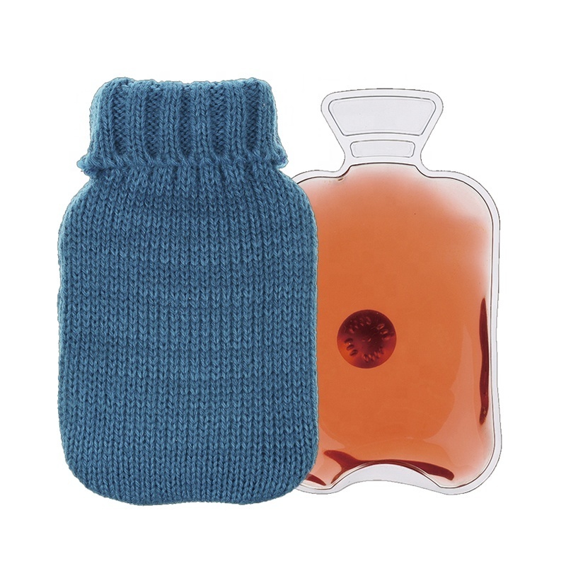 knit cover for hot water bag hand warmer click activated heat pack hot cold gel pack