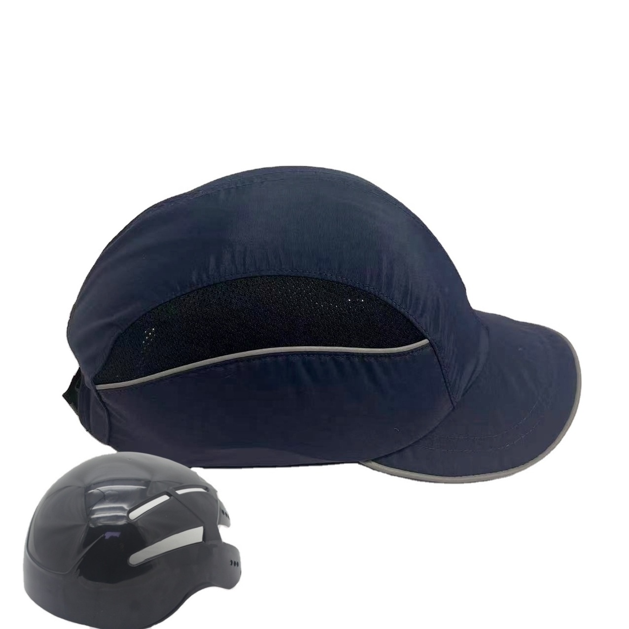 Baseball safety short brim bump caps with ABS insert CE EN812 with helmet insert security safety bump cap