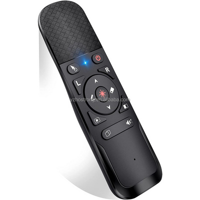 Presentation Remote with Air Mouse Function Wireless Presenter Clicker RF 2.4GHz USB Laser Pointer Presenter