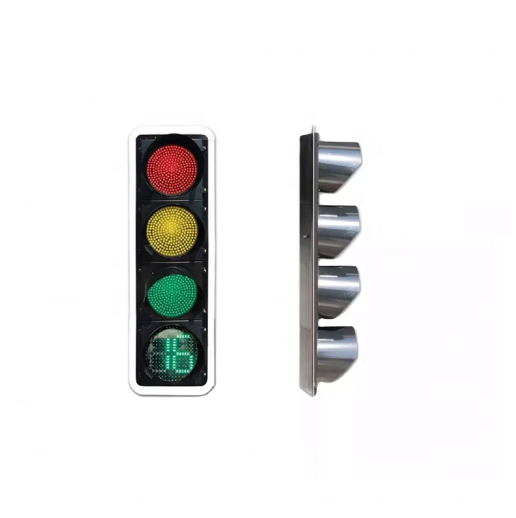 200/300/400mm Solar Controller LED Traffic Signal Light with Countdown Timer 300mm red green traffic signal light LED wholesale