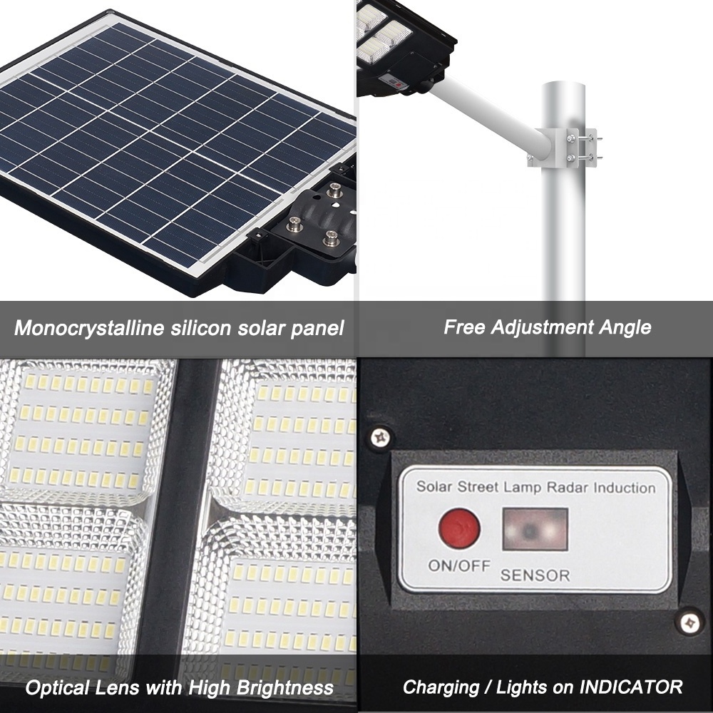 Hepu focos solar solar street light outdoor solar panel light outdoor 2022  hot selling solar highway light 500w