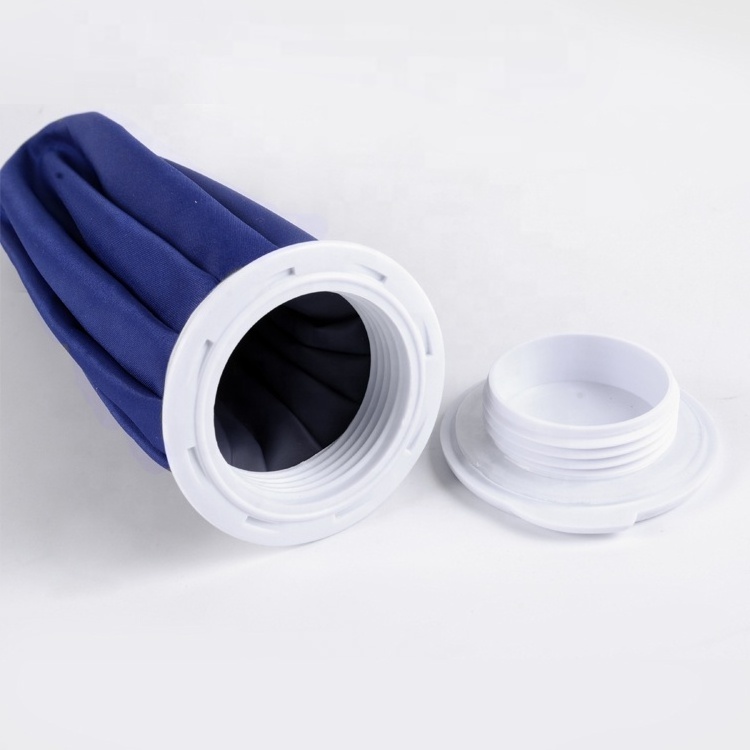 9 inch PVC  blue ice bag China  Factory Direct Sport Injury Ice Pack Knee Wrap Cooler Ice Bag For Medical Supply