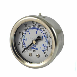 HF Vdo Oil Filled lpg Gas Water 0-160psi/11bar Bourdon Tube Pressure Gauge