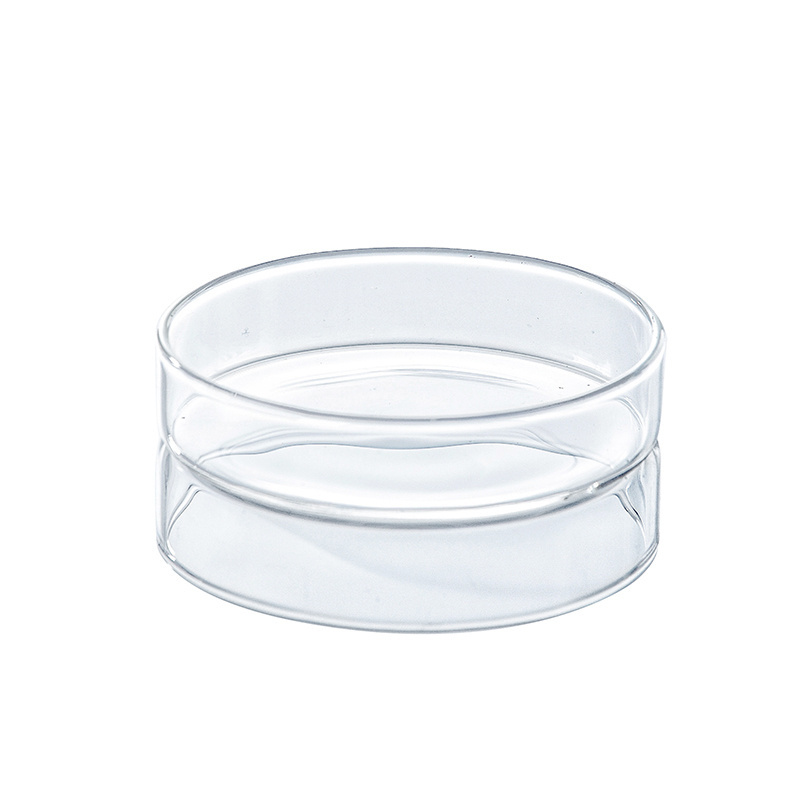 Laboratory 60 75 90 100 120mm glass Sterilized bacteria Cell Culture Dish Petri Dish with lid