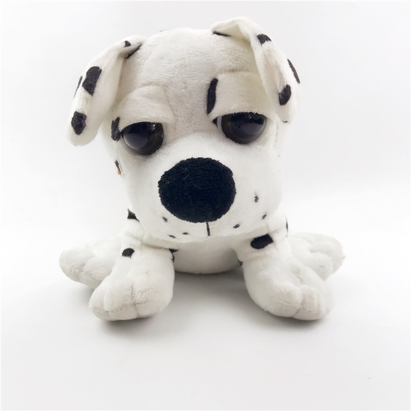 Wholesale Plush White+Black Dotted Dog Soft Doggy Children Gift Puppy Stuffed Animal Plush Dalmatian Toy