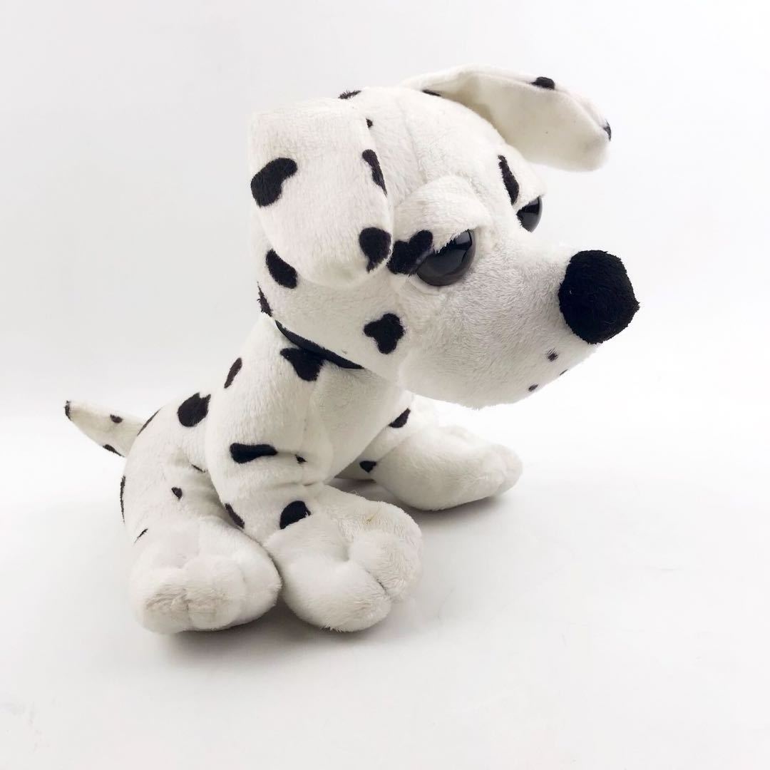 Wholesale Plush White+Black Dotted Dog Soft Doggy Children Gift Puppy Stuffed Animal Plush Dalmatian Toy