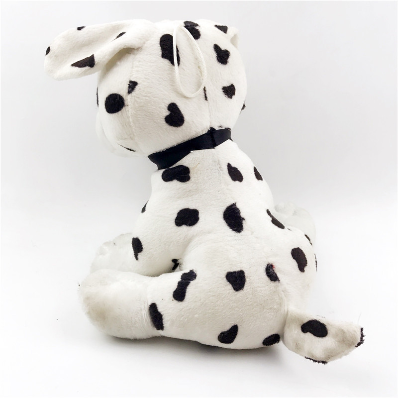 Wholesale Plush White+Black Dotted Dog Soft Doggy Children Gift Puppy Stuffed Animal Plush Dalmatian Toy