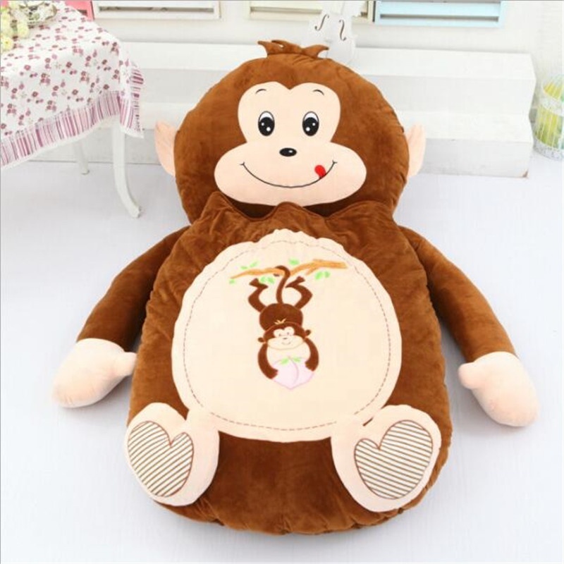 Cartoon Cute Animal Lazy Sleeping Large Lying Plush Toy Teddy Bear Bed Sofa Cushion