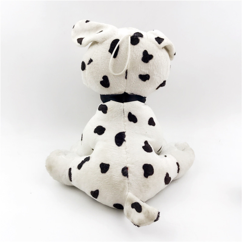 Wholesale Plush White+Black Dotted Dog Soft Doggy Children Gift Puppy Stuffed Animal Plush Dalmatian Toy