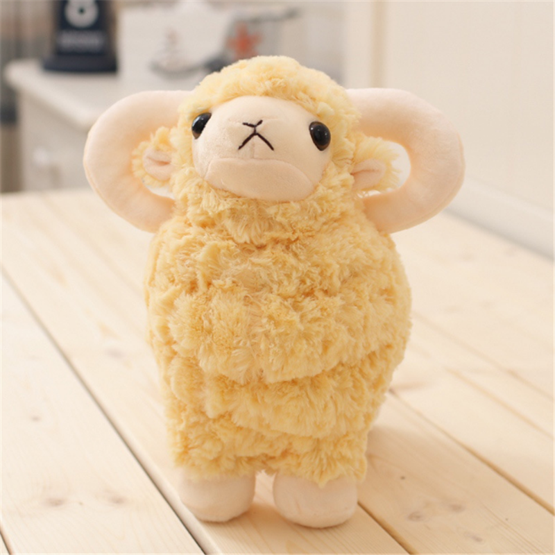 Wholesale Custom 4 Colours Animal Soft Stuffed Kids Goat Doll Standing Lamb Goat Plush Toys