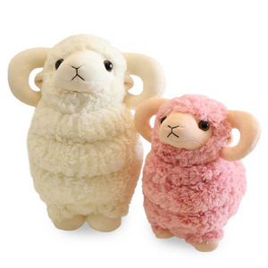 Wholesale Custom 4 Colours Animal Soft Stuffed Kids Goat Doll Standing Lamb Goat Plush Toys