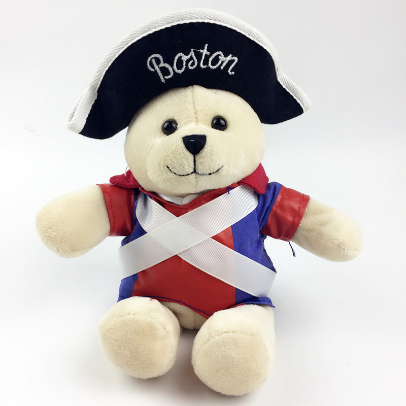 High Quality Custom Plush Bear Stuffed Toy Teddy Bear with Pirate's Costume for Baby Children's Birthday Gifts