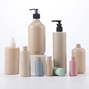 300 ml Plastic Hotel Shampoo Bottle Luxury Shower Gel Bamboo Packaging For Hotels