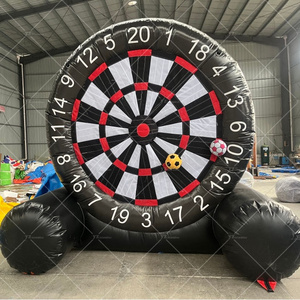 Factory price dia 3m or dia 4m inflatable shoot game human soccer foosball Inflatable football hits sports games