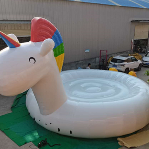 Commercial grade inflatable Unicorn jumping bouncy castles bounce house for kids and adults