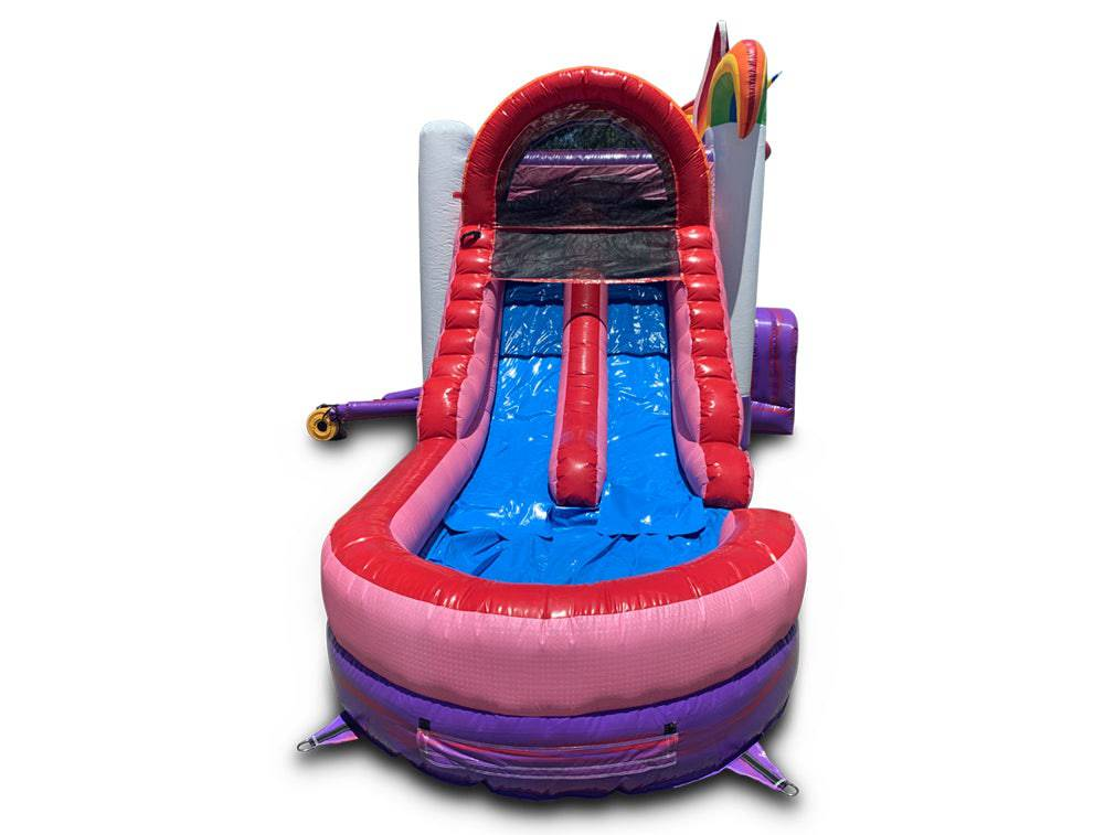 commercial combo toboganes inflables bouncer jumping castle inflatable unicorn bounce house