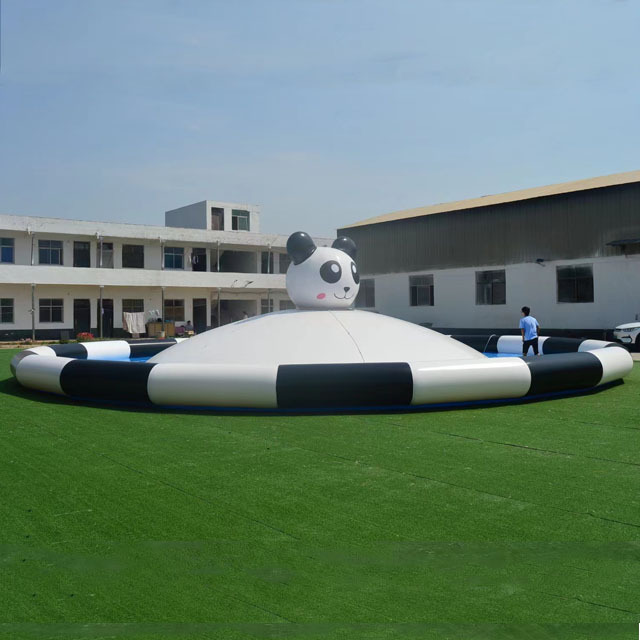 2023 Hot sell giant black and white PVC  bouncy castle inflatable swimming pool for kids and adults