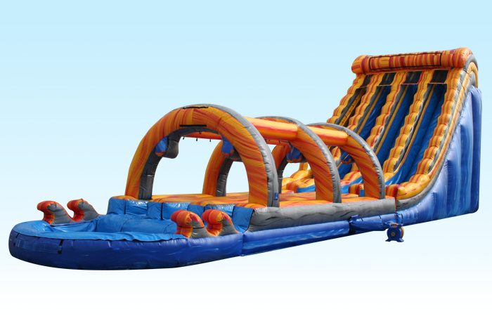 Adult Size Water Park Water Slide Large Inflatable slide