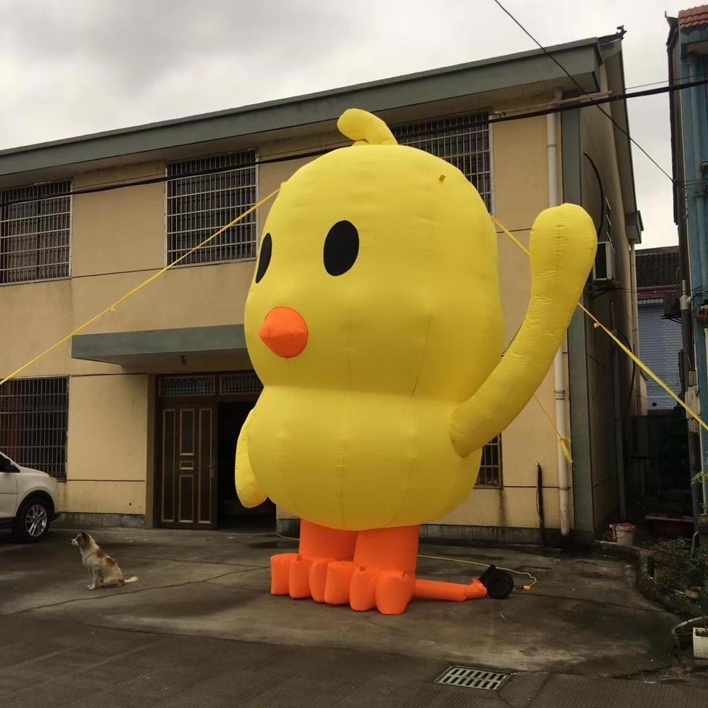 Giant Inflatable Cock Cartoon Model Inflatable Chicken Balloon/Inflatable Animal Model For Sale