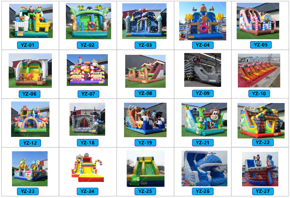 Fun Backyard inflatable water slides for sale  inflatable water slide palm tree Combo Jumping Castle Bounce House