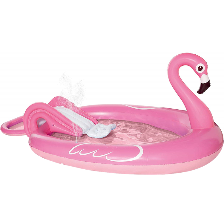 Flamingo Inflatable for Kids Outdoor Backyard Summer Pool Toy and Water Fun Party Play small inflatable water slide