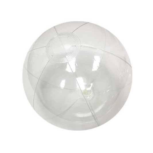 36inch Clear transparent plastic ball inflatable beach balls for advertising