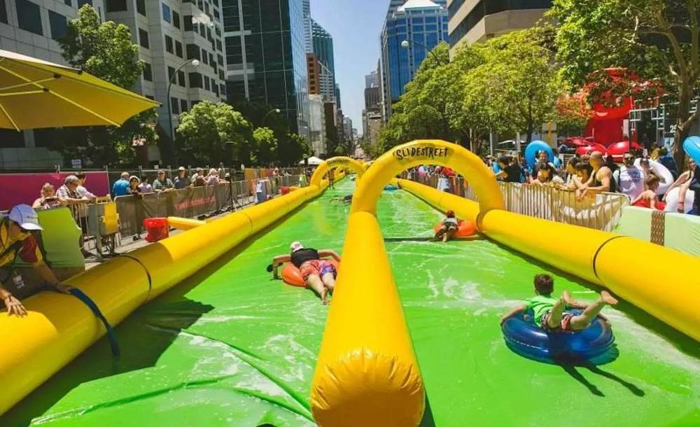 Commercial Inflatable Giant Slip And Slide For Sale