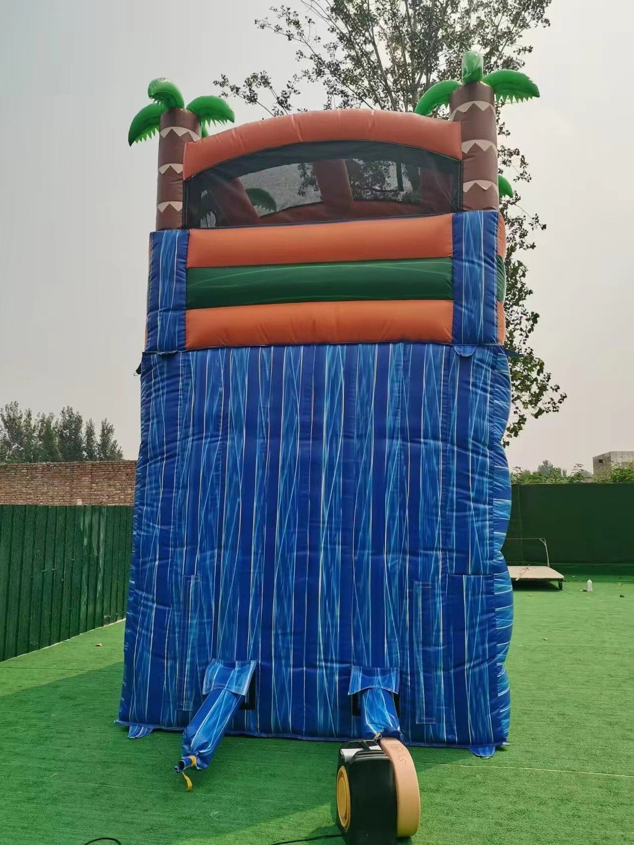 Ready to ship Hot sale commercial huge cheap kids inflatable water pool slide kids swimming pool with slide inflatable