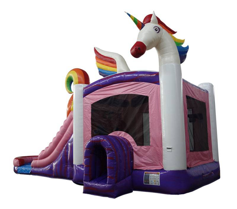 commercial combo toboganes inflables bouncer jumping castle inflatable unicorn bounce house