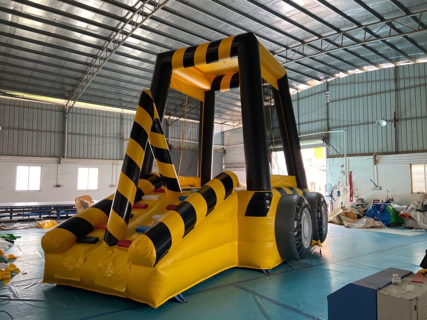 Outdoor Excavator Inflatable Party inflatable commercial excavator combo construction theme inflatable bounce house tractor