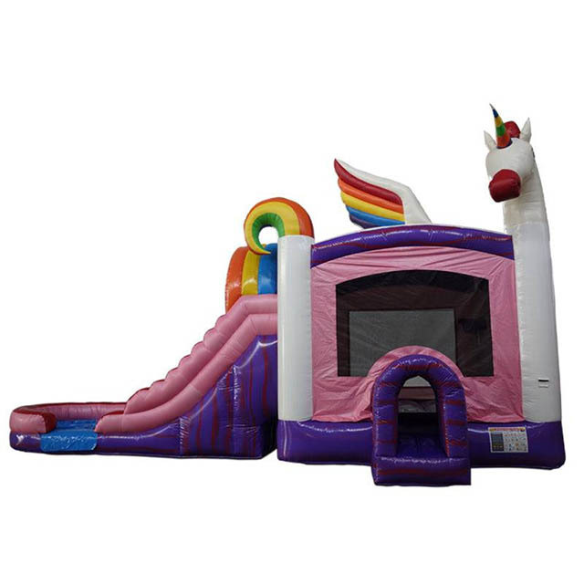 commercial combo toboganes inflables bouncer jumping castle inflatable unicorn bounce house