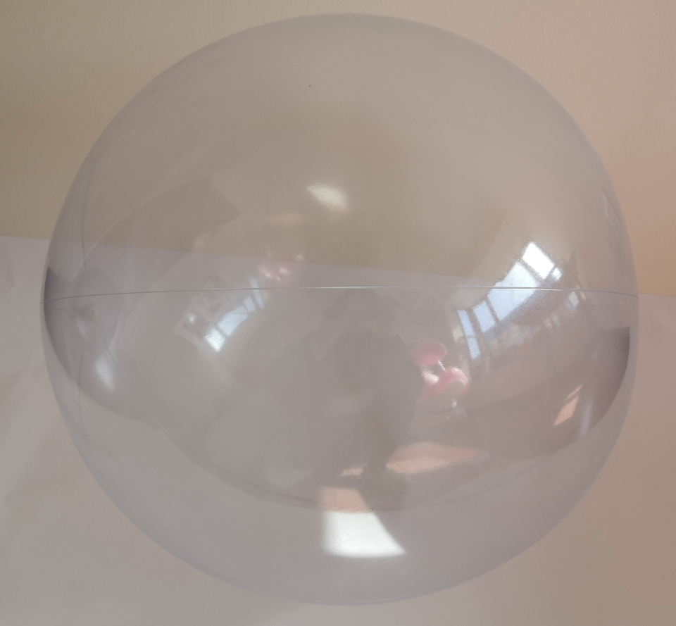 36inch Clear transparent plastic ball inflatable beach balls for advertising