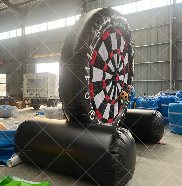 Factory price dia 3m or dia 4m inflatable shoot game human soccer foosball Inflatable football hits sports games