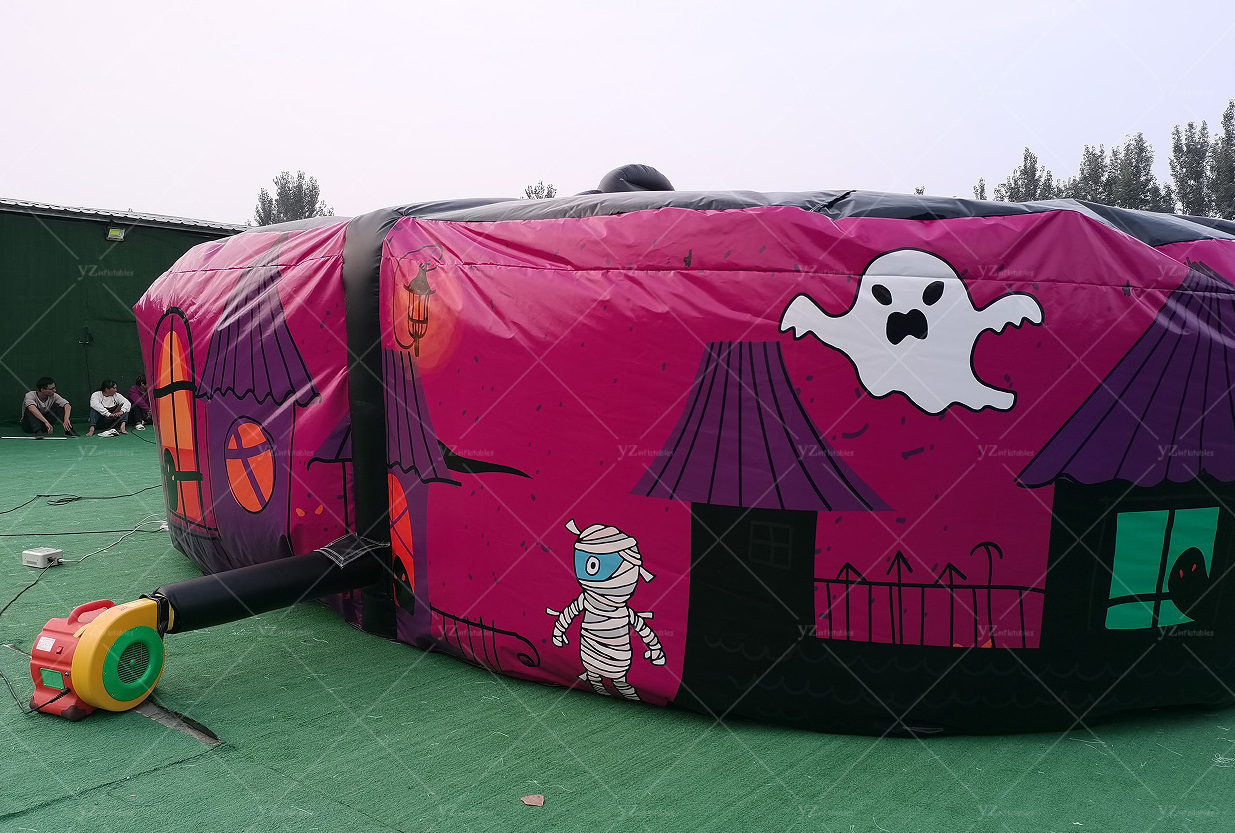 Commercial Inflatable Haunted House Maze for Halloween Game outdoor