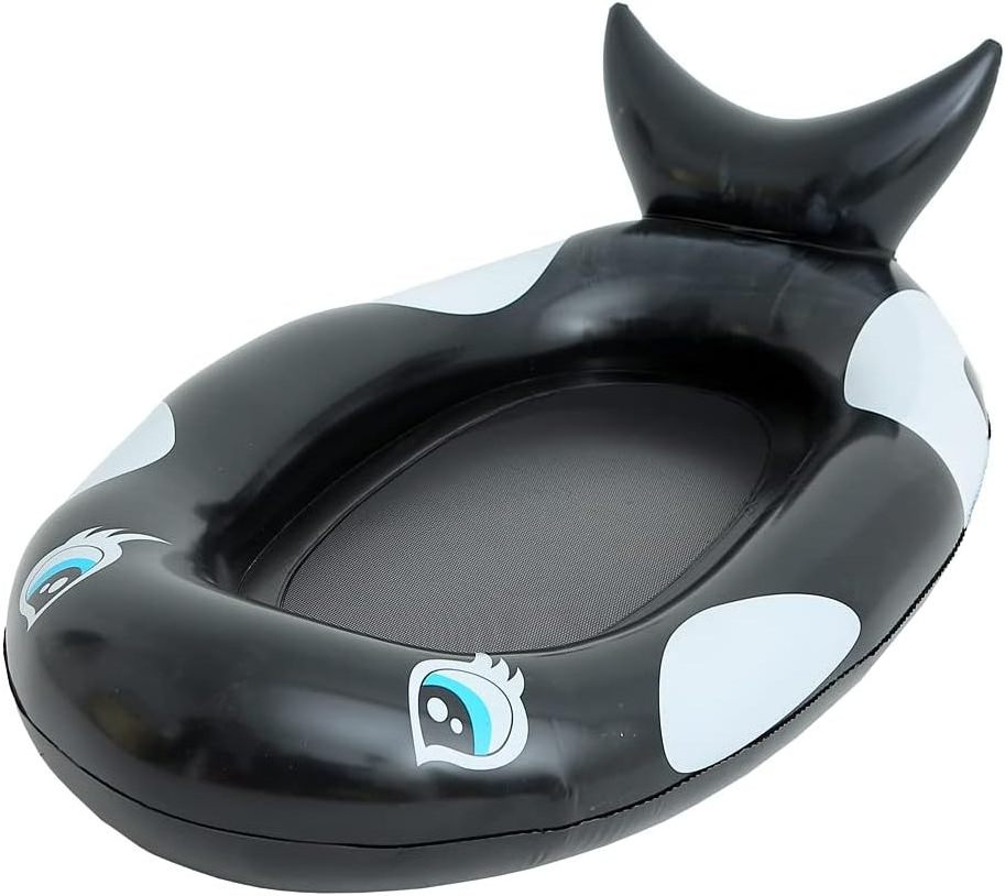 Inflatable Whale Float Large Pool Floats Ride on Pool Party Lounge Toys inflatable floating pool toy water float adult mattress