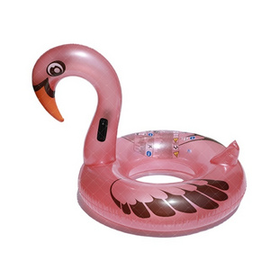 Kids Flamingo swim ring Inflatable Cup Holder Pool  Float For Adult Inflatable Beach Float Pool Toy