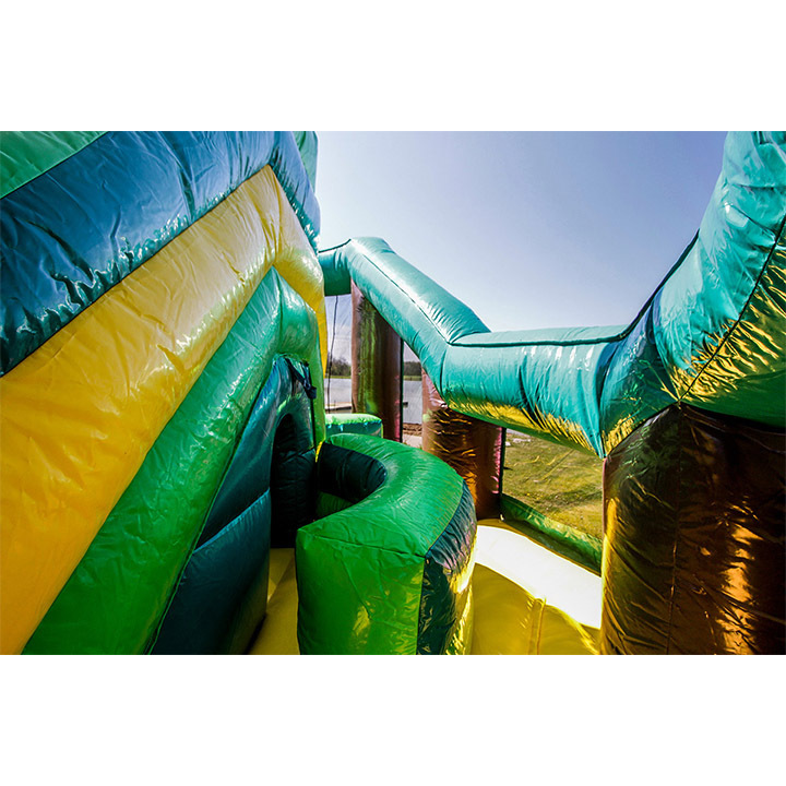 Commercial Jungle World them inflatable  Bouncy Castle and slide combo Bouncer bouncing castle Jumper Fun Centre