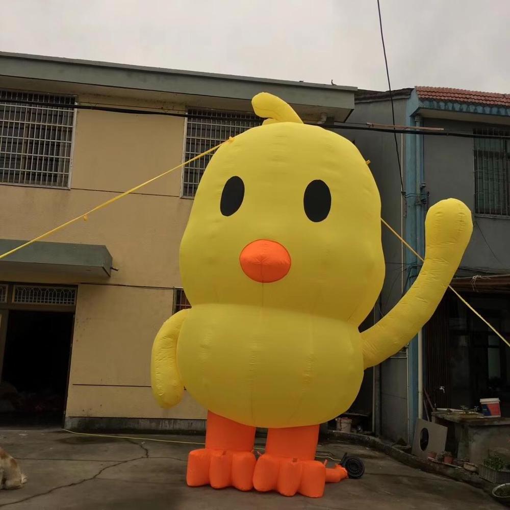 Giant Inflatable Cock Cartoon Model Inflatable Chicken Balloon/Inflatable Animal Model For Sale