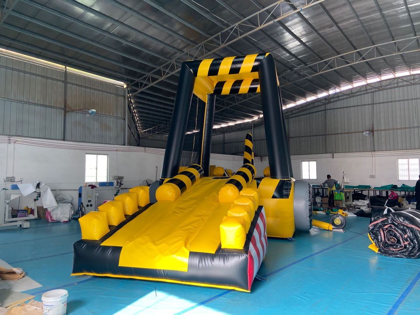 Outdoor Excavator Inflatable Party inflatable commercial excavator combo construction theme inflatable bounce house tractor