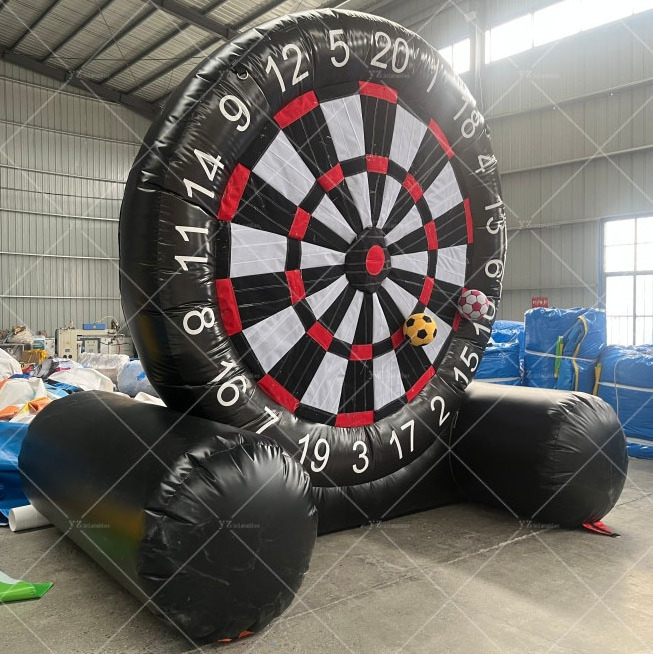 Factory price dia 3m or dia 4m inflatable shoot game human soccer foosball Inflatable football hits sports games