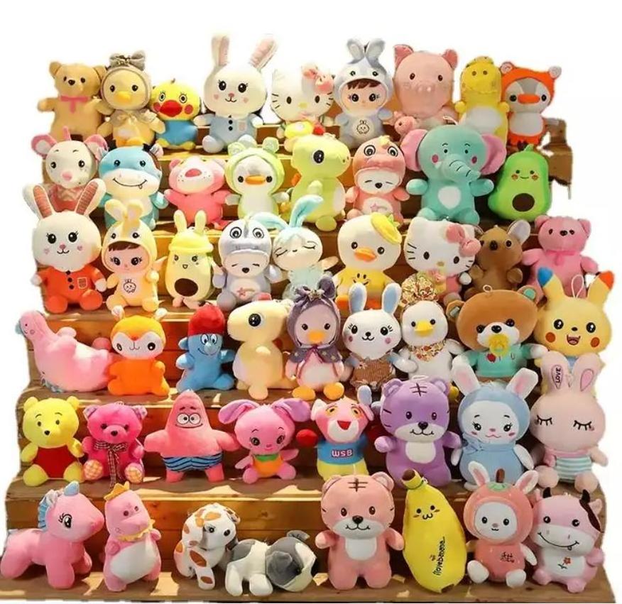 Factory Claw Machine Animal Plush Hanging Toy Mini Plush Toy Stuffed Animal Claw Machine Toys Plush