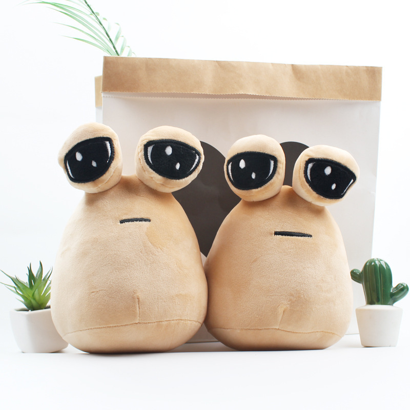 8.6'' Hot Selling Pou Plush My Pet Alien Cute Plush toys Pou Plush Doll Emotion Alien Plushie