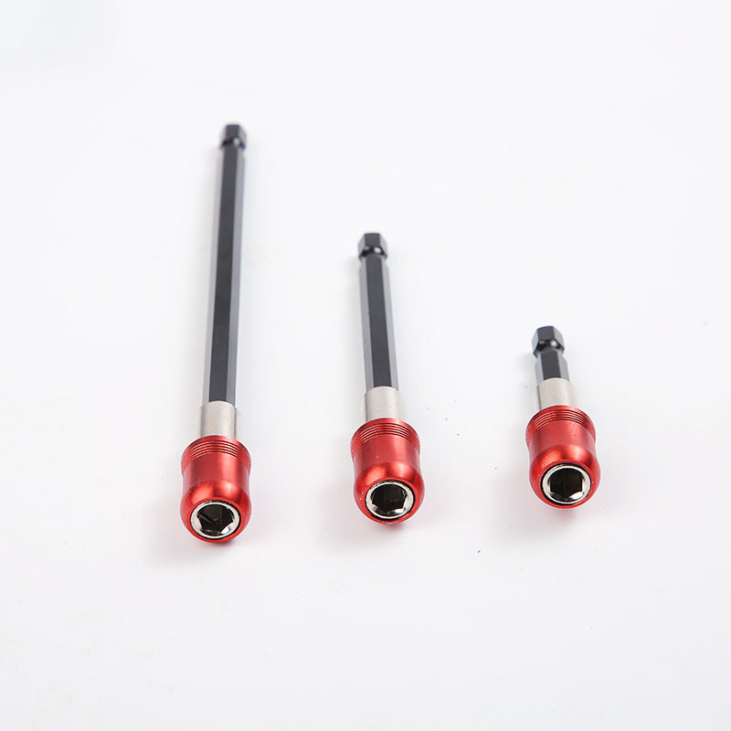 New custom design black electrophoretic paint 250mm strong magnetic drill bit extension set