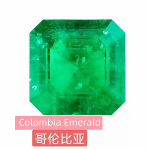 YZ Jewelry HQ Lab Created Colombia Emerald Synthetic Hydrothermal Emerald Loose Stone