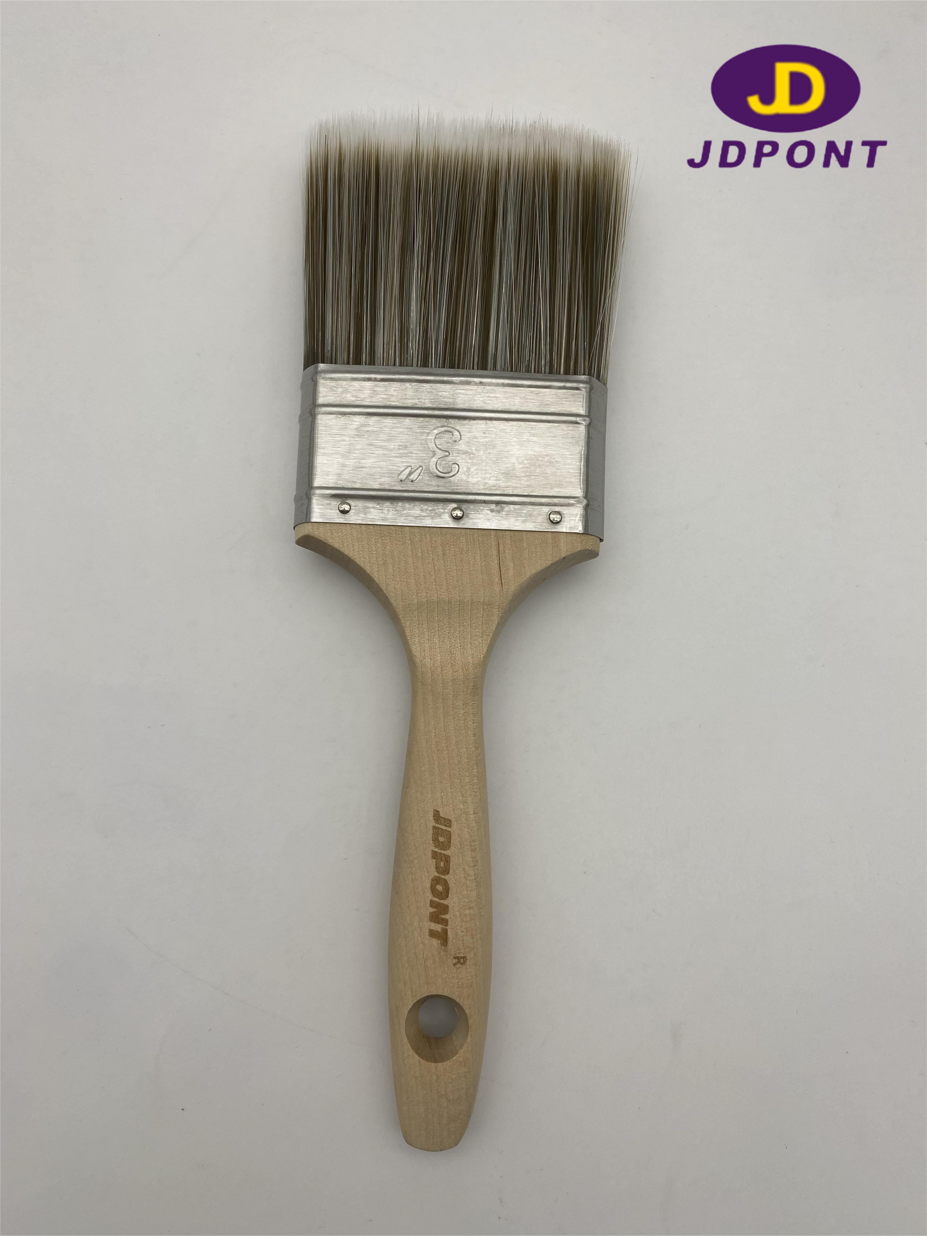 Hot sale Wood handle painting brush boiled synthetic filament cleaning appliances construction tools PHG-PF/JDCP/3