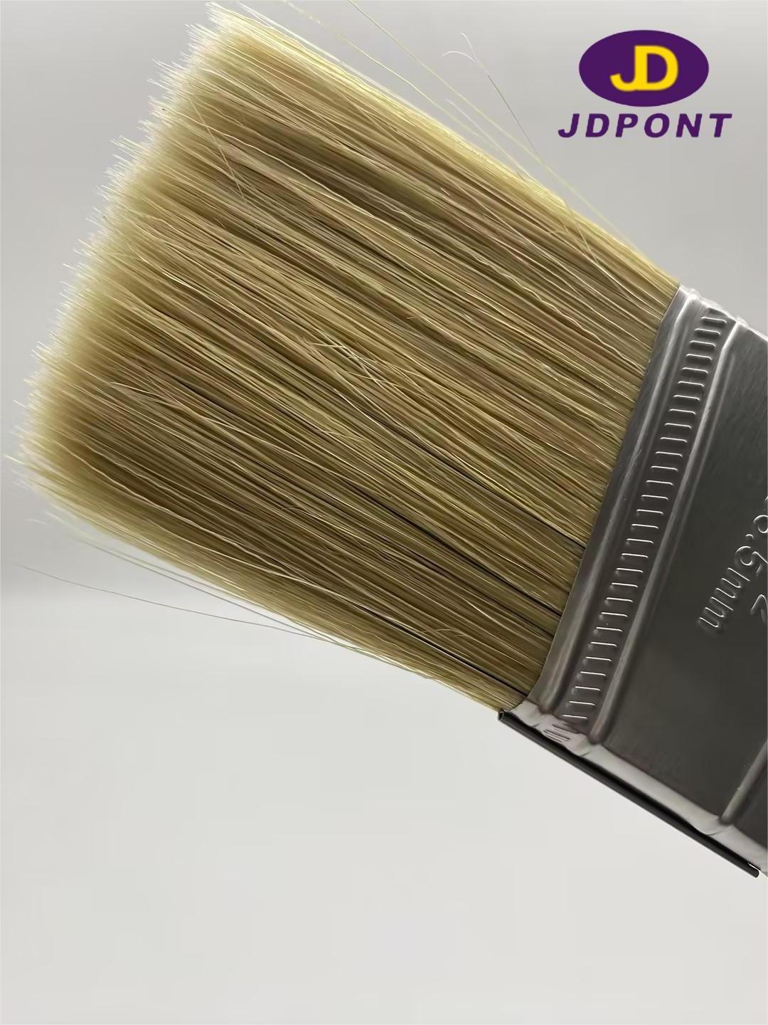 Professional  factory custom Wood handle painting brush boiled synthetic filament  painting tools  with different sizes