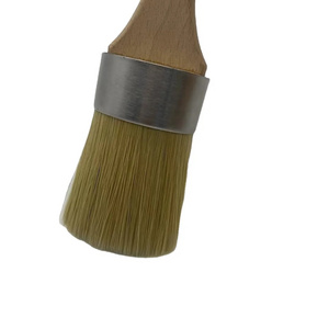 Pro Grade Wooden Handle Round Paint Brush Series painting brush boiled synthetic filament  painting tools  with different sizes